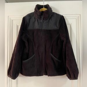 Children’s Place Black Fleece Spring Fall Jacket Zipper size 5/6